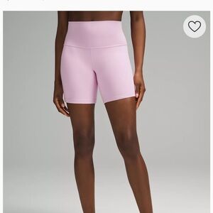 Lululemon pink Biker Shorts